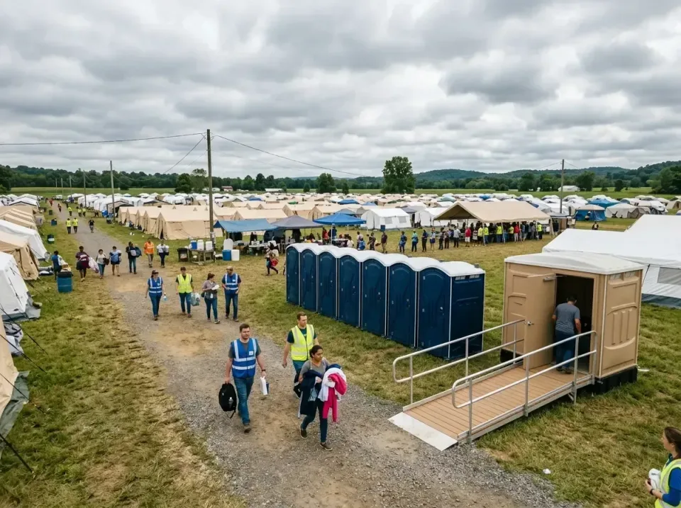 disaster-relief-camp-restrooms-010 — frequently asked questions, Dumpster & Portable Bathrooms Rental in Mulvane, KS